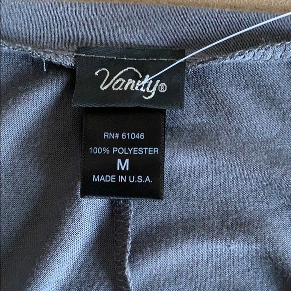 🔥 2 for 30🔥Steel grey/pewter sequinned sheer top - Picture 4 of 5